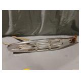 Chrome 9 hole bicycle rack