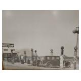 18.25 x 22.25 in gas & oil scene