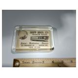 Vtg Advertising under glass ft dice