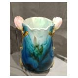 Art nouveau floral pottery