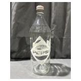 Pepsi-Cola white label 23Fl. OZ. Glass bottle