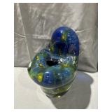 Hand Blown Abstract Art Glass