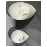 (2) Antique Glass Eggs