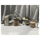 (4) Oil can Pitchers W/ Spouts