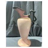 Hull W 24-13.5 Pink Pitcher  W/ Black Ewer