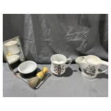 Shaving Items, mustache Mug & shaver mug