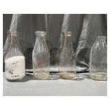 4 Milk Bottles 3 Michigan bottles Ionia Grand
