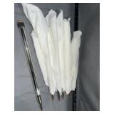 (7) Christmas Mercury Glass Candle Stick 14ï¿½