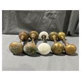 Brass door knobs
