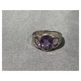 .925 Sterling Silver Ring- Size 8 weight-