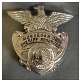 Michigan, Muskegon Co. Sheriff Reserves Badge