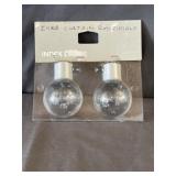 Ikea Glass Ball Curtain Rod Finals -New