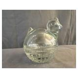 Anchor Hocking Hen On Nest Lidded Dish*No Chips