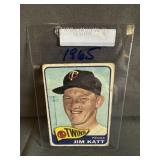 Topps 1965 Jim Katt Minnestoa Twins