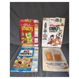 (3) Kellogg's Disney Cereal Boxes & Minute Maid Ad