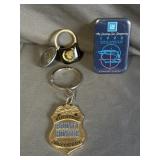 Cadillac Key Chain, GM International Auto Pin, &