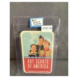 1955-56 Boy Scouts of America Cub Scout Card