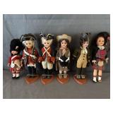 (6) Carlson Dolls w/Moving Eyes