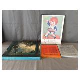 (3) Vinatge Puzzles & Little Jack Horner Nursery