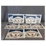 (10) Vintage Busch Beer Advertising Jumbo Decals