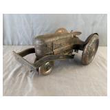 Louis Marx Pressed Steel Farm Tractor w/ Plow