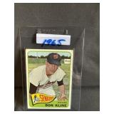 Topps 1965 Ron Kline Washington Senators