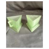 New Martinsville Art Deco Cream & Sugar