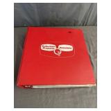 +/-630 NFL Football Trading Cards w/ Binder