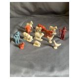 Auburn Rubber Toys 12 Farm Animals & 2