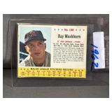Post Ceral 1962 Ray Washburn Baseball Card #168