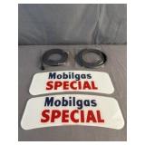 Mobil Gas Special Model 80 Advertisement Glass