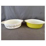 Pyrex Empire Scroll & Verde 1.5qt Casserole