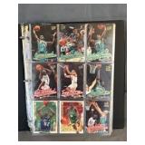 +/- 150 NBA Basketball Trading Cards w/ Binder