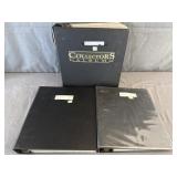 +/- 1404 NFL Football Trading Cards w/ Binders