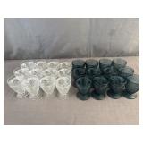 (24) Indiana Glass Co. Tiara Juice Glass