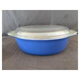 Pyrex 2.5qt Horizon Blue Oval Casserole Dish &