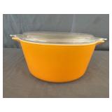 Pyrex 1.5qt Solid Orange Cinderella Casserole