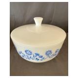Federal Glass Milk Glass Covered Casserole