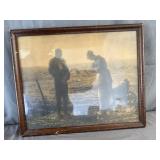 The Angelus by Jean-Franï¿½ois Millet Framed