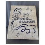 Horner Wool Blanket Embassy White 72x90 w/