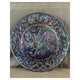 Imperial Cobalt Blue Carnival Glass Swan