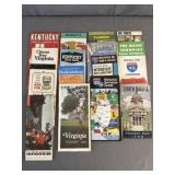 (15) U.S.A. Road Maps & Turn Pike Maps