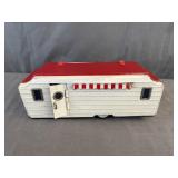 Bandai Tin Litho House Van Camping Trailer Made