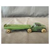 Barclay Truck & Trailer Slush Cast Metal Toy