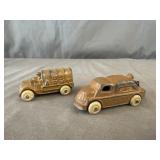 (2) Barclay Manoil U.S. Army & Motor Mint Slush