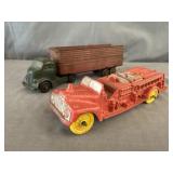Auburn Rubber Company Tractor Trailer & Firetruck