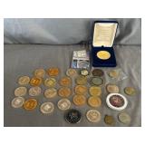 (33) Various Collectible Coins and Tokens