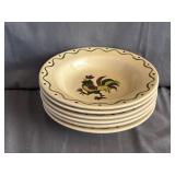 Metlox Poppytrail California Provincial Soup Bowls