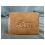 Detroit Lions Genuine Leather Tri-Fold Wallet
