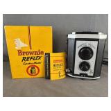 Kodak Brownie Reflex Synchro Model Camera w/ Box